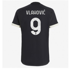 Juventus Dusan Vlahovic #9 Rezervni Dres 2023-24 Kratak Rukavima